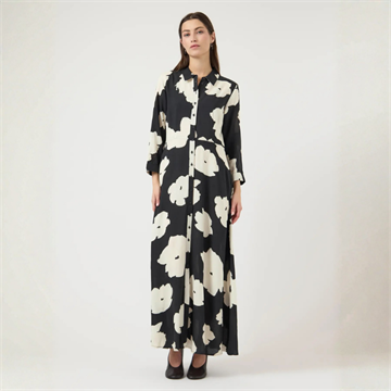 Yas Savanna long shirt dress black mille - 26022663